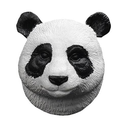 Panda Head Concrete Car Ornaments Car Vents Perfume Clip Air Freshener Automobile Interior Fragrance Decoration