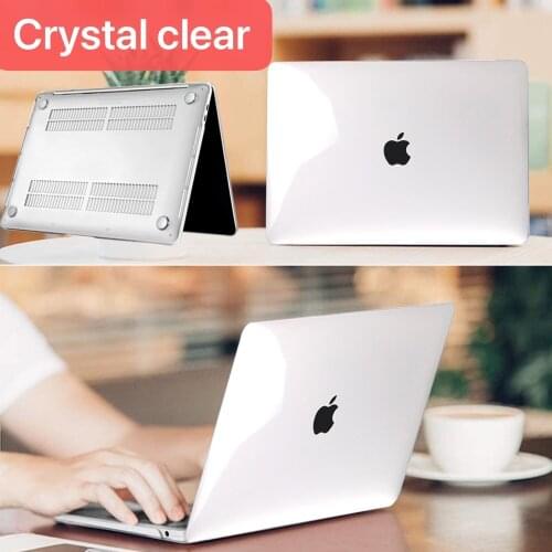 For Apple MacBook Air 13/11/Macbook Pro 13/16/15/Macbook White A1342/Macbook 12" (A1534) Laptop Case Transparent Hard Shell