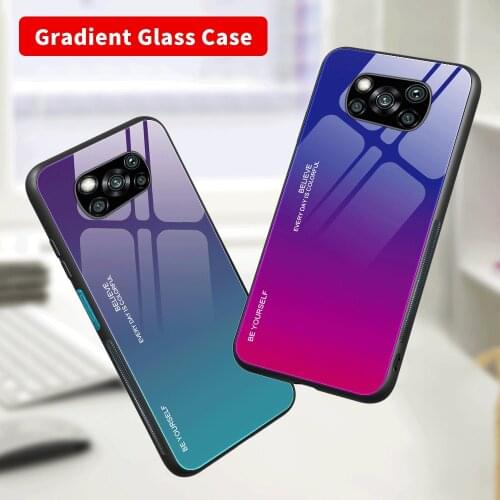For xiaomi poco x3 Nfc F3 10 Mi 11 ultra redmi Note 9s Note 10 Pro Lite 10t 5g phone Case Fundas Silicone Back cover Glass Coque