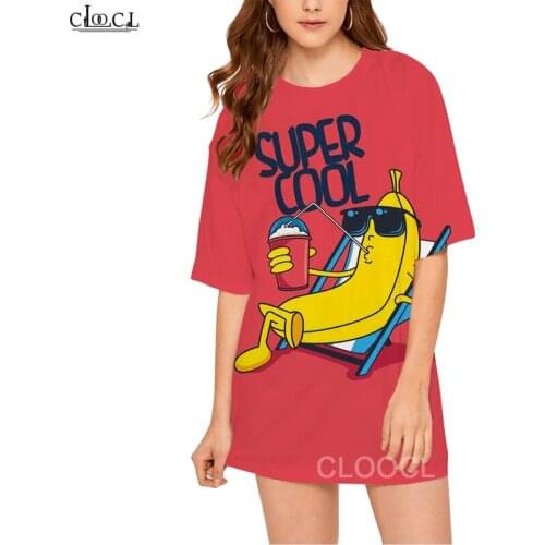 CLOOCL Fashion Super Cool Women T-shirt 3D Printed Summer Seaside Beach Casual Loose Short Sleeve Tops