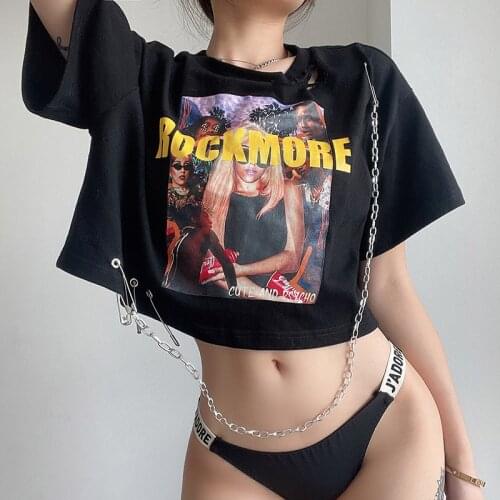 Accessories Cyber 90s Y2K Tops Mujer Ropa Baby Tee Yk2 2021 Grunge Fairycore Aesthetic Crop Top Clothing Clothes Fairy core