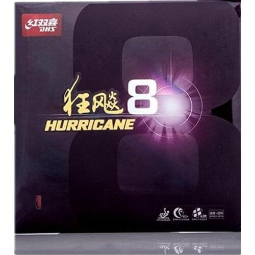 DHS Original Hurricane8 Hurricane 8 Pips-In H8 Table Tennis Rubber Ping Pong Tenis De Mesa Hurricane-8