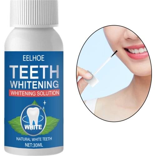 30ml Teeth Whitening Essence Remove Tooth Stains Protective Practical for Fresh Breathing Tools Remove Plaque