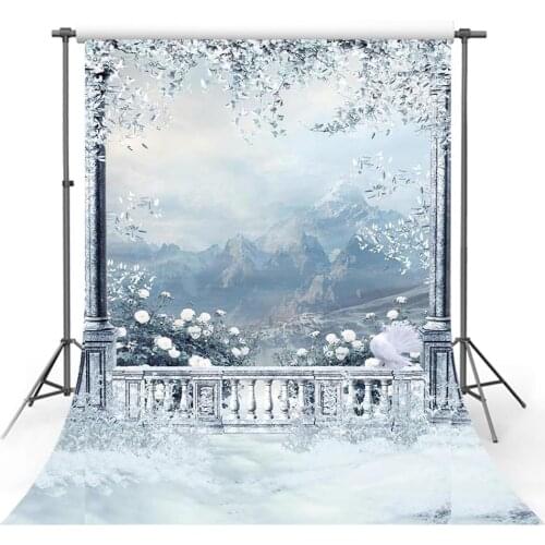 Avezano Backdrop Pigeon Mountain Natural Scenery Flowers Photography Background For Photo Studio Photocall Photozone Decor Props