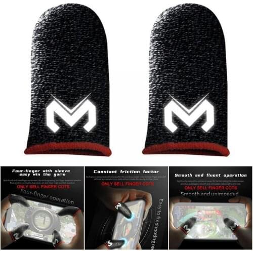 Eating Chicken Artifact Screen Mobile Game Finger Cots Gaming Fingerprint Gloves No Non-slip Constant Fingertip B5K9