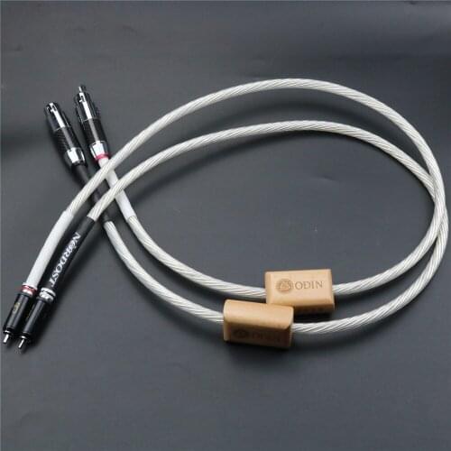 HiFi Hi-end Silver Plated shield Hifi Data Cable ODIN NORDOST Male Female RCA XLR Audio Cable Extend Cord Wire