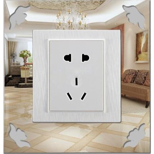 DIY Creative Home Decor Acrylic Mirror Wall Paste Switch Sticker Hollow Out Cover Protection Square Mural Lamp Socket Decoration