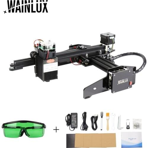 Wainlux CNC Machine Laser Engraver JL4 Wood Engraver 140*130 mm Carving Area 7W 20W Laser Engraving Machine for DIY Logo Mark