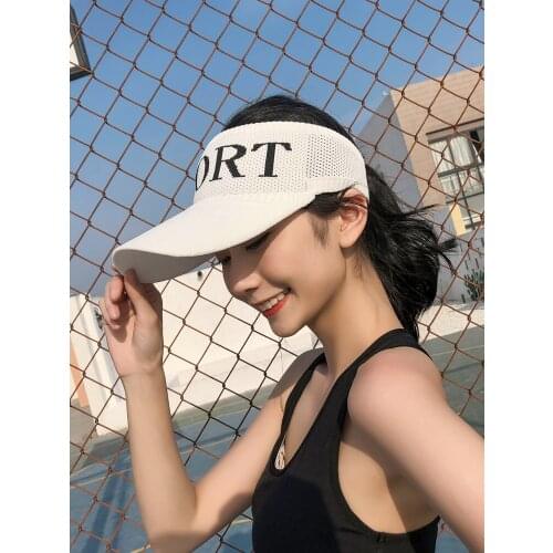 Summer visors Men Women Summer Outdoor Sport Sun baseball Cap Hat for Golf Hiking Tennis running Sunscreen cap Caps without Top