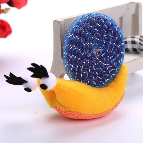 Cute Snail Shape Pet Toy Funny Interactive Toy for Cat Scratching Chewing Playing Kitten Grinding Claw Supplies