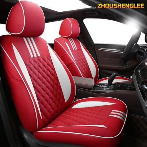 Custom Leather car seat cover set For SKODA Yeti KODIAQ Octavia Superb Fabia Rapid KAROQ KAMIQ Automobiles Seat Covers