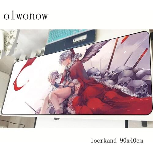 HUNTERxHUNTER mousepad 90x40cm locked edge gaming mouse pad gamer mat High-end game computer desk padmouse keyboard play mats