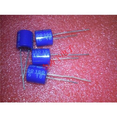 Original New 100% 16V150UF 10x11.5 DIP solid capacitor 16SA150M (Inductor)
