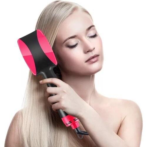 Electric Hair Dryer Brushes 2 In 1 Blower Straightener Holder Hot Styling Comb