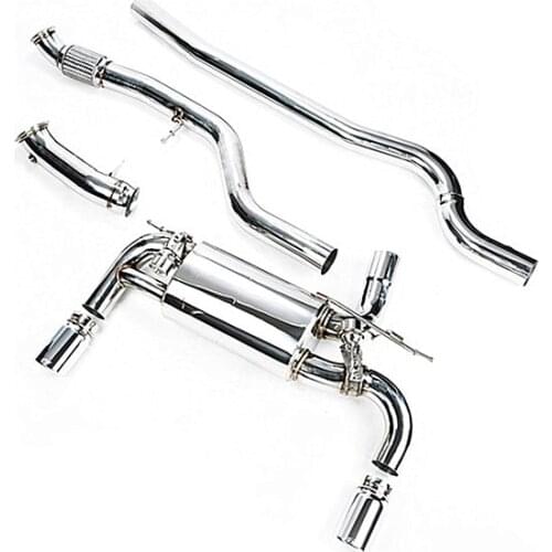 Stainless Steel Car Muffler Downpipe System For BMW F32/F33 435i Exhaust Valvetronic Catback Exhaust Pipe 2013-2016
