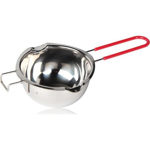 Hot Sale Stainless Steel Universal Melting Pot, Double Boiler Insert, Double Spouts, Heat-Resistant Handle, Flat Bottom, Melted
