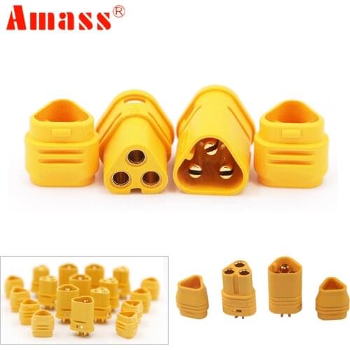 5pair AMASS MT30 2mm 3-pin Connector / Motor connector / Plug Set for RC Lipo Battery RC Model Quadcopter Multicopter