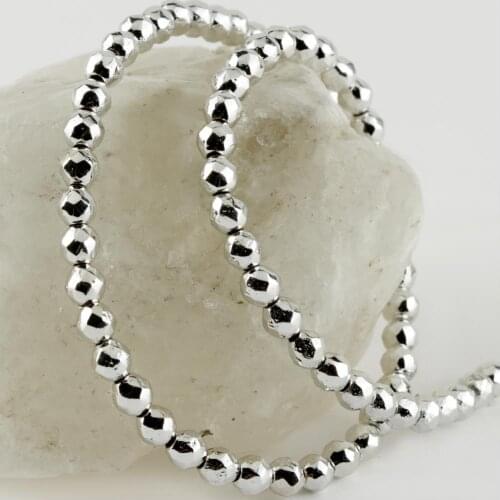 6 mm Bevel Hematite Stone