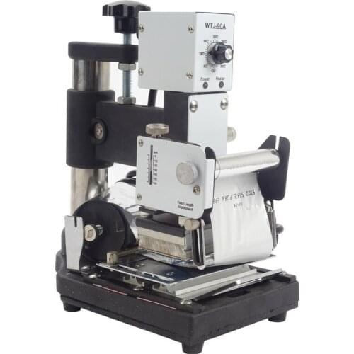 1PC Hot Stamping Machine For PVC Card Member Club Hot Foil Stamping Bronzing Machine WTJ-90A