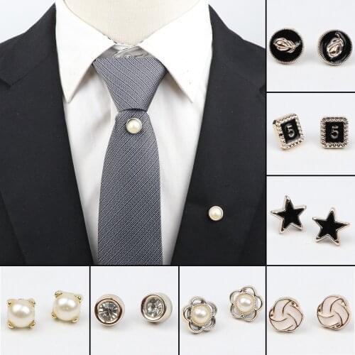 1 Pair Round Brooch Rabbit Star Brooch Bag Clothes Hat Lapel Pin Button Badge Small Brooch Women Fashion Party Jewelry Gift