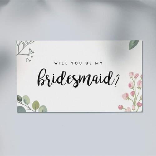 Will Be My Bridesmaid Kart wedding bride mariage хна henna