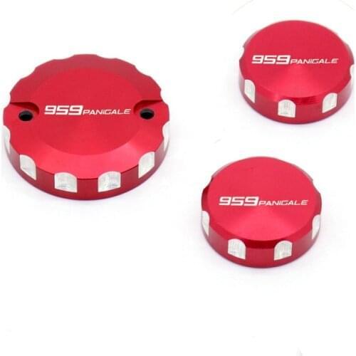 For DUCATI 959 Panigale 2016-2019 2018 Front Brake Clutch Rear Brakes Fluid Reservoir Cylinder Cover Motocycle Oil Cap Tank Cup