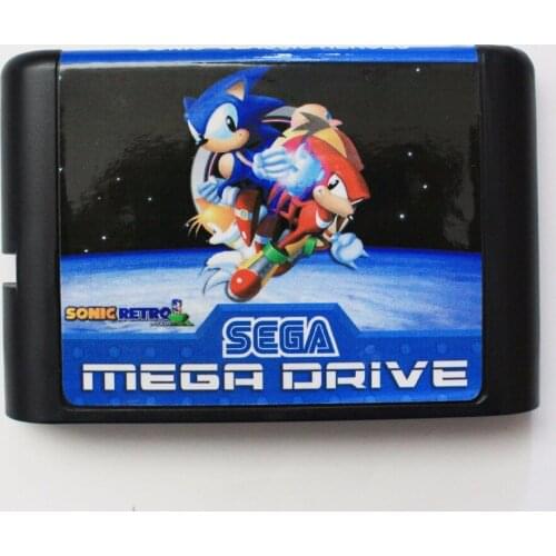 Sonic Classic Heroes 16 bit MD Game Card For Sega Mega Drive For Genesis