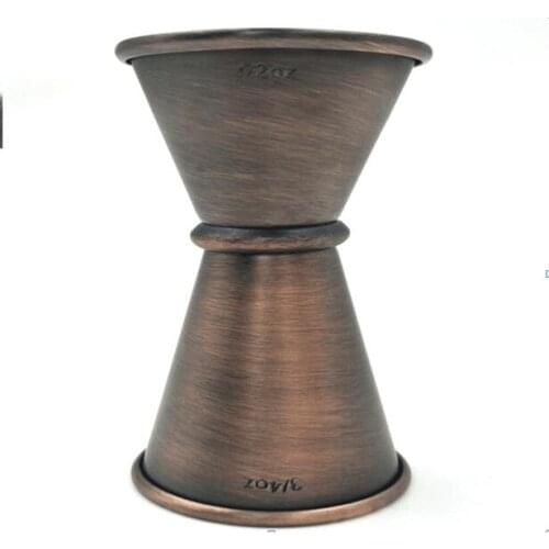 Stainless steel curling wine measuring cup ounce Bar measures Jiggers 15*22ML