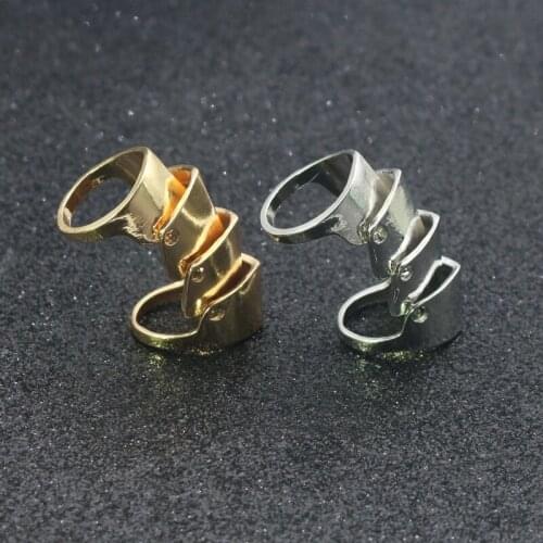 Retro Punk Style The Latest Fashion Trend Creative Joint Armor Knuckle Metal Ring Men And Women Can Wear Jewelry Gift