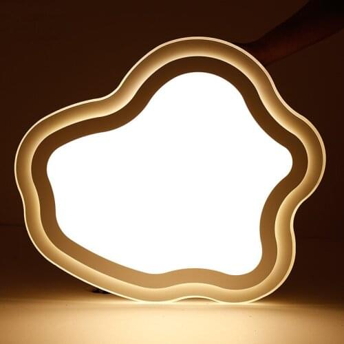 Clouds irregular ceiling light LED atmosphere modern modern ultra-thin romantic flowers living room ceiling light ZA623 ZL173 YM