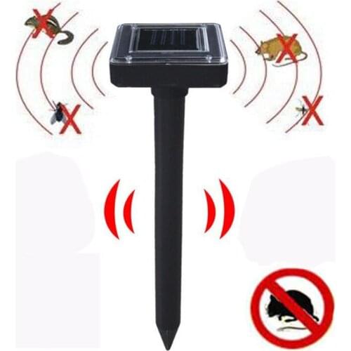 Outdoor Garden Mole Repellent Solar Power Ultrasonic Mole Snake Bird Mosquito Mouse Ultrasonic Pest Repeller Control