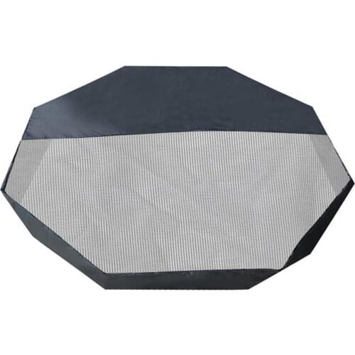 Octagonal Pet Shaded Top Protector Cover Mesh Fabric Breathable Sunscreen Cover Waterproof Pet Cat Dog Fence Cage Top Covers