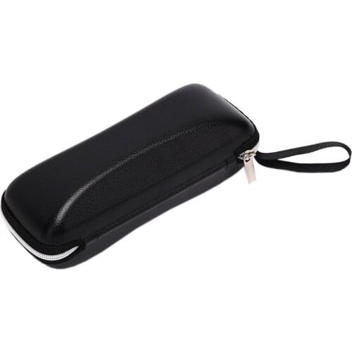 Women Reading Glasses Box Leather Glasses Case For Men Woman Waterproof Hard Frame Eyeglass Case Black Spectacle Cases