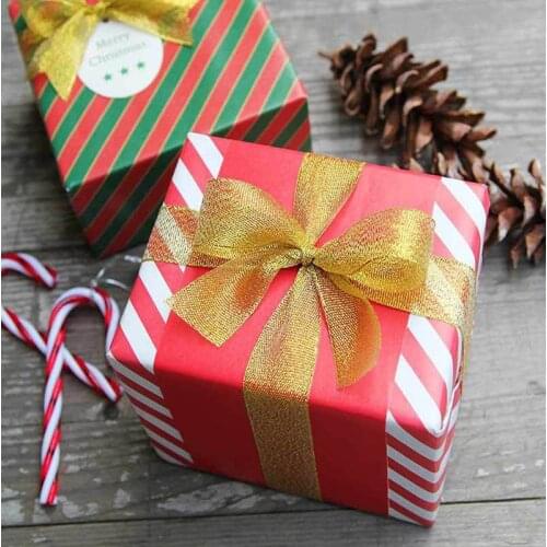 Gold Silver Organza Ribbon 25mm 25 Yards/piece Gift Wrapping Christmas decoration Wedding Party DIY