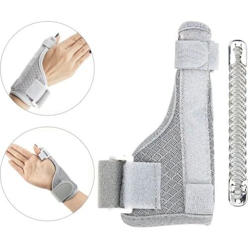 1Pc Thumb Brace Thumb Splint Adjustable Pain Relief Fixed Comfortable Thumb Belt Band Support Corrector Pads Men Women Patients
