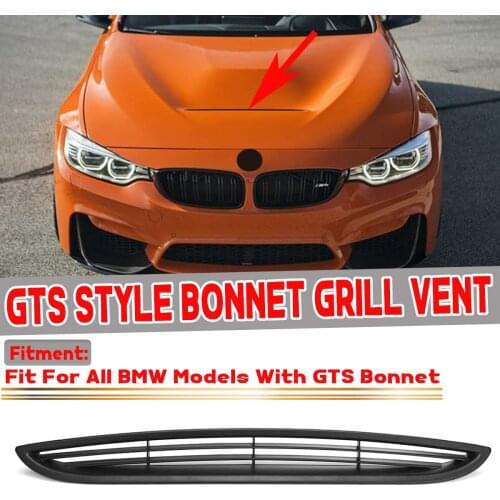 2PSC GTS Style Car Front Bonnet Grill Hood Vent Cover Air Outlet For BMW E90 E91 E92 E93 F10 F22 G20 G30 F30 F80 F82 M3 M4 M5