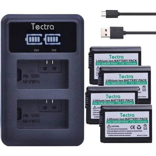 4pcs NP-FW50 NP FW50 NPFW50 Battery + LED Display USB Dual Charger for Sony NEX-7 NEX-5N NEX-F3 NEX-3D NEX-3DW NEX-3K Bateria