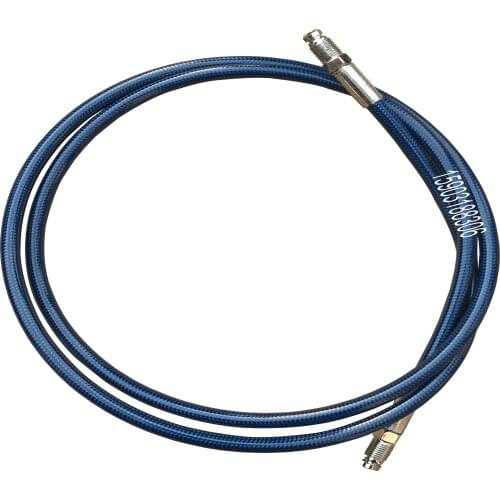 AN3 Universal Motorcycle Brake Oil Hose Line Stainless Steel Braided PTFE Pipe With M10X1 Male Fittings