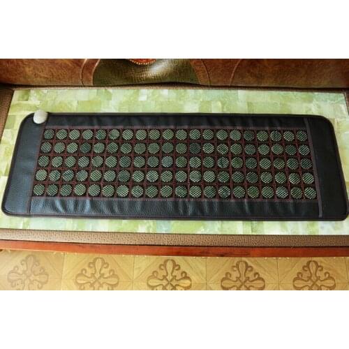 Hot selling korea health care jade mattress heating health jade mattress sleeping tourmaline mat free gift eye cover 50*150CM