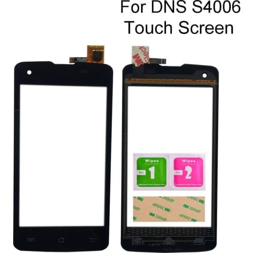 Mobile Phone Touchpad Touchscreen Parts For DNS S4006 Touch Screen Digitizer Front Glass Touch Panel Sensor Tools 3M Glue