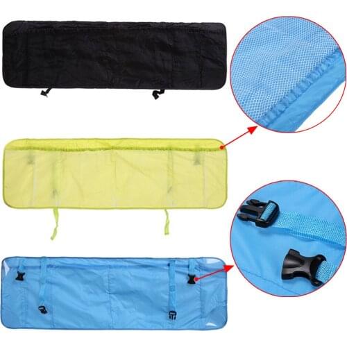 Portable Green/Blue/Black Car Backside Seat Auto Travel Multi-Bag Holder Storage Bag 6 Layers Nylon + Mesh Bag + PP Fabric