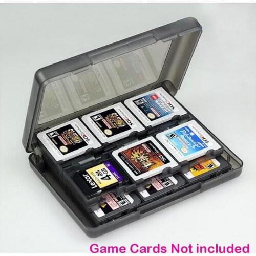 28in1 Hard Plastic Game Cards Carry Storage Box Protective Case Holder for Nintendo NDS 2DS NDSL NDSI New 3DS LL/XL 3DSXL/3DSLL