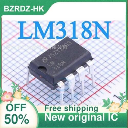 2-10PCS/lot LM318 LM318N DIP New original IC