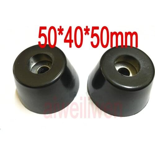 50*40*50 Trapezoid Rubber pads Desk and chair MATS furniture computer case instrument Rubber machine feet Shock absorption
