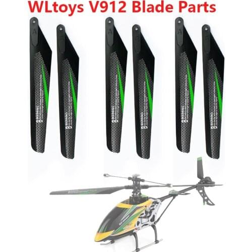 6PCS WLtoys V912 Blade Spare Part for V912 Brushless Motor RC Helicopter 4CH 2.4G Single Blade Accessory Original Part V912-07