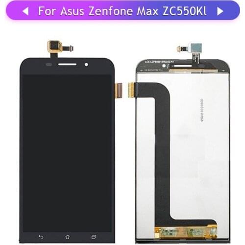 Free Shipping 100% Tested For Asus Zenfone Max ZC550KL Z010DA LCD Display Touch Screen ZC550KL LCD Digitizer Complete Assembly