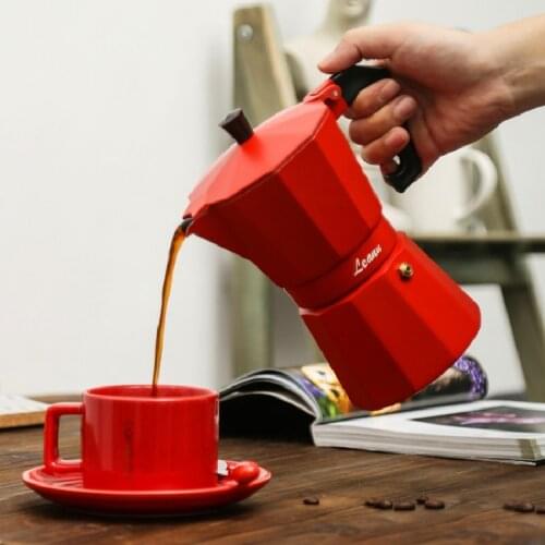 Moka pot household small electric stove Italian coffee making appliance small espresso hand-made coffee pot set coffee tool