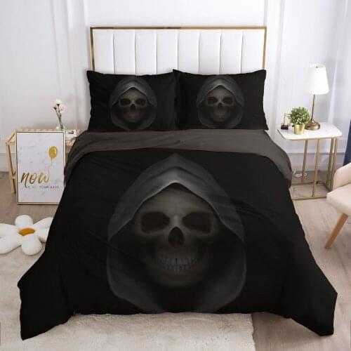 Cartoon Hallowmas Kids Bedding set for Children baby boy girls Duvet cover set pillow case Bed linens Quilt cover 140X200 Hat