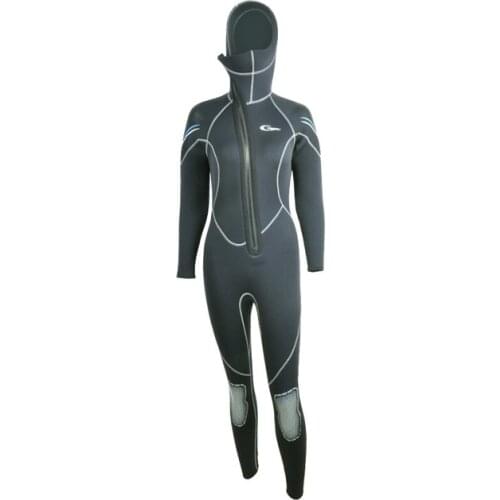 5mm neoprene thick wetsuit One piece spearfishing diving suit men women long-sleeved thermal snorkeling surfing winter swimwear