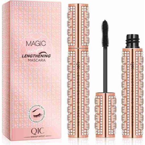 2021 New 4D Long Lasting Silk Fiber Mascara Waterproof Extension Black Thick And Lengthen Eyelash Cosmetics